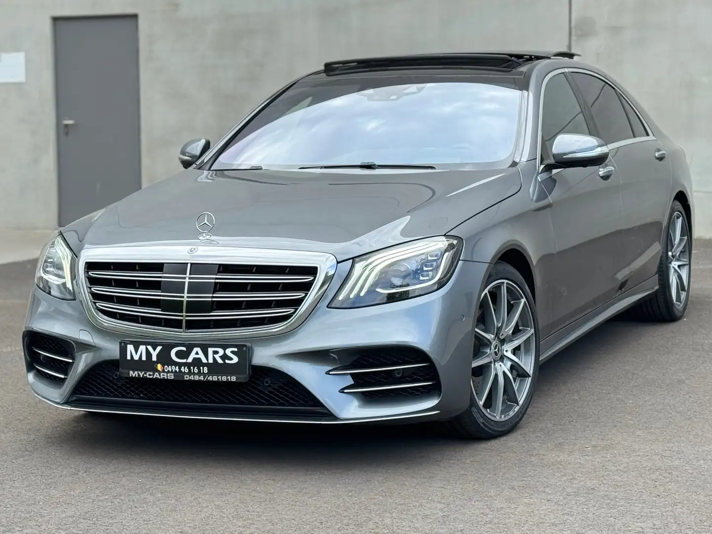 Mercedes-Benz S 400 d 340 Cv Long d 4-Matic Pack Amg Pano Airmatic Šedá - 1