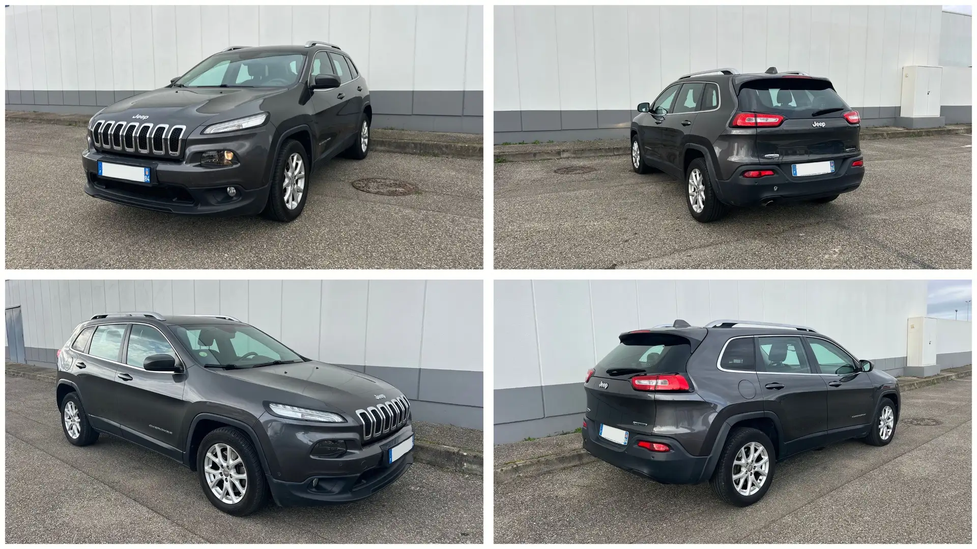 Jeep Cherokee 2.0L Multijet 140 Longitude Business 2ème main Gris - 2