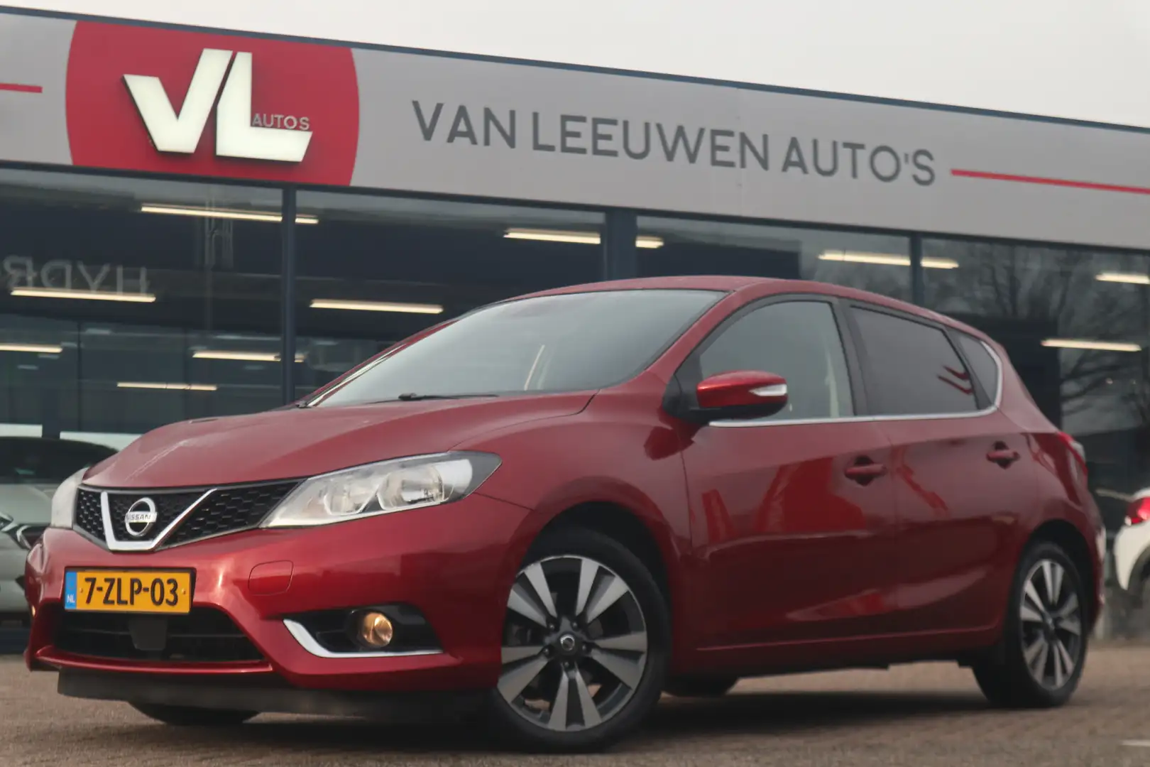 Nissan Pulsar 1.2 DIG-T Connect Edition | Navi | Cruise | Lees T Roşu - 1