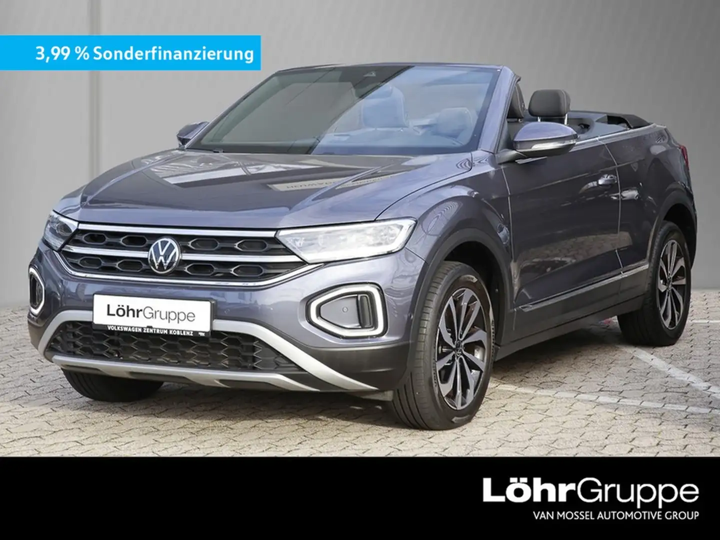 Volkswagen T-Roc Cabriolet 1.0 TSI Style AHK/Navi/RFK Grau - 1