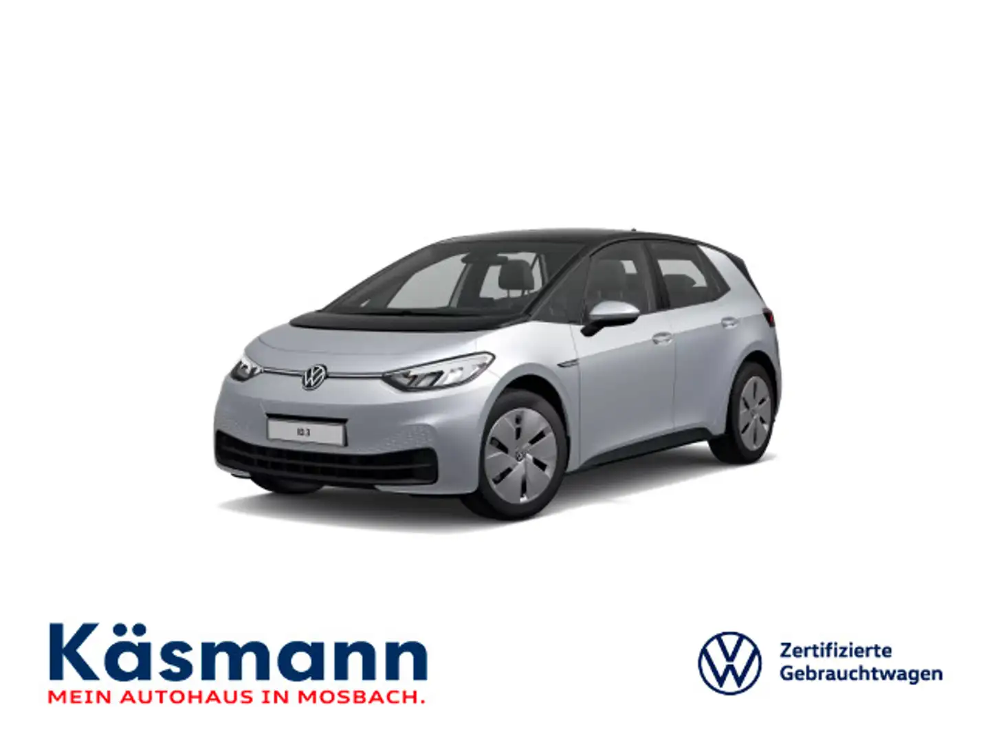 Volkswagen ID.3 Pro Performance 58kWh AHK NAV SHZ KAM KESSY Silver - 1