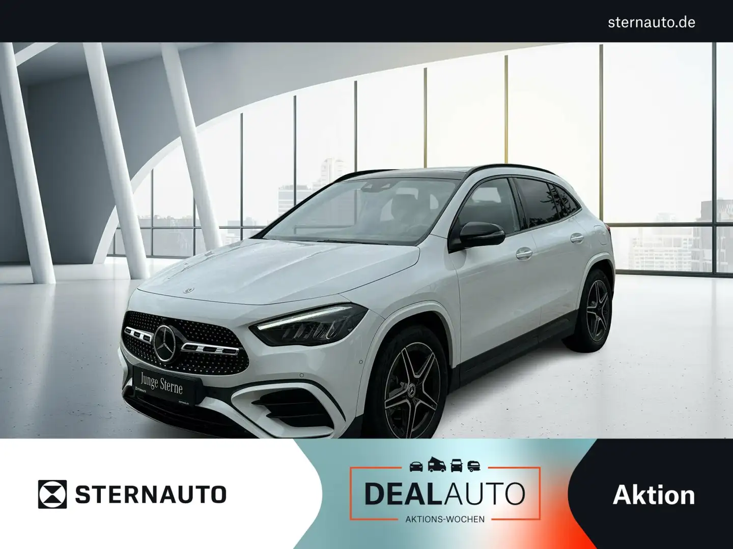 Mercedes-Benz GLA 200 GLA 200 AMG Premium Distro Pano AHK Night Guard Weiß - 1