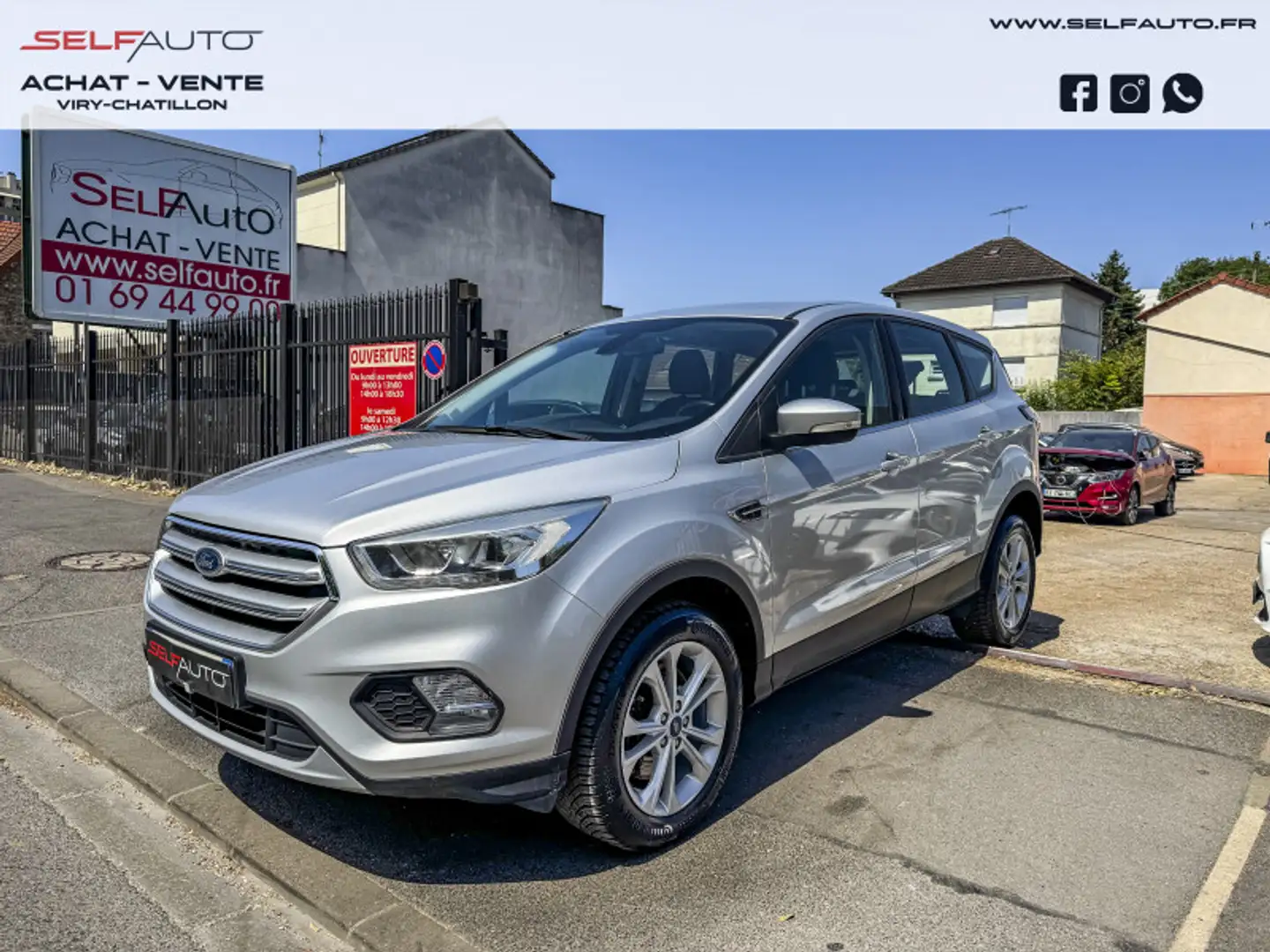 Ford Kuga 2.0 TDCI 150CH STOP\u0026START TITANIUM 4X2 Gris - 1