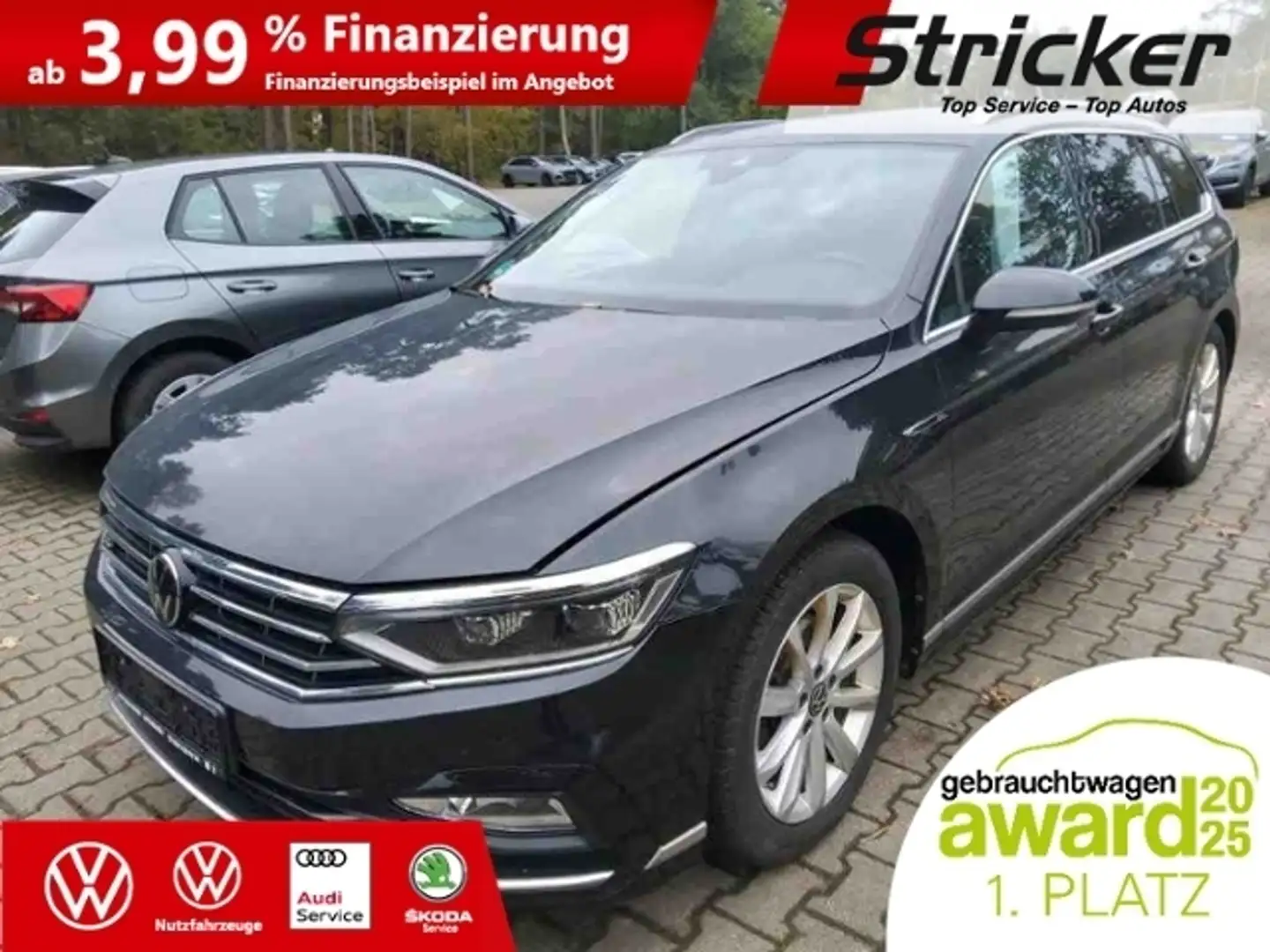 Volkswagen Passat Variant R-Line 2.0TDI DSG 344,-ohne Anzahlung Leder Head- Schwarz - 1