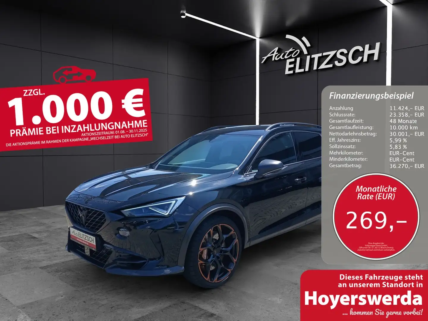 CUPRA Formentor VZ5 Matrix GRAIL-Sportauspuff AID ACC RFK 20" Schwarz - 1