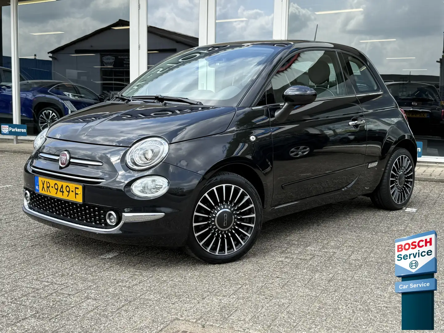 Fiat 500 0.9 TwinAir Turbo Lounge | Pano | Navi | Bluetooth Schwarz - 1