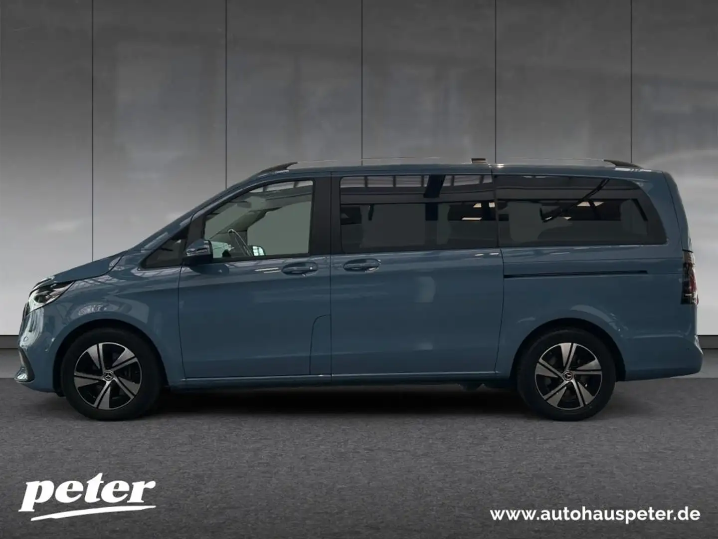 Mercedes-Benz V 220 d STYLE Lang LED+AHK+DISTR+KAM+NAVI Bleu - 2