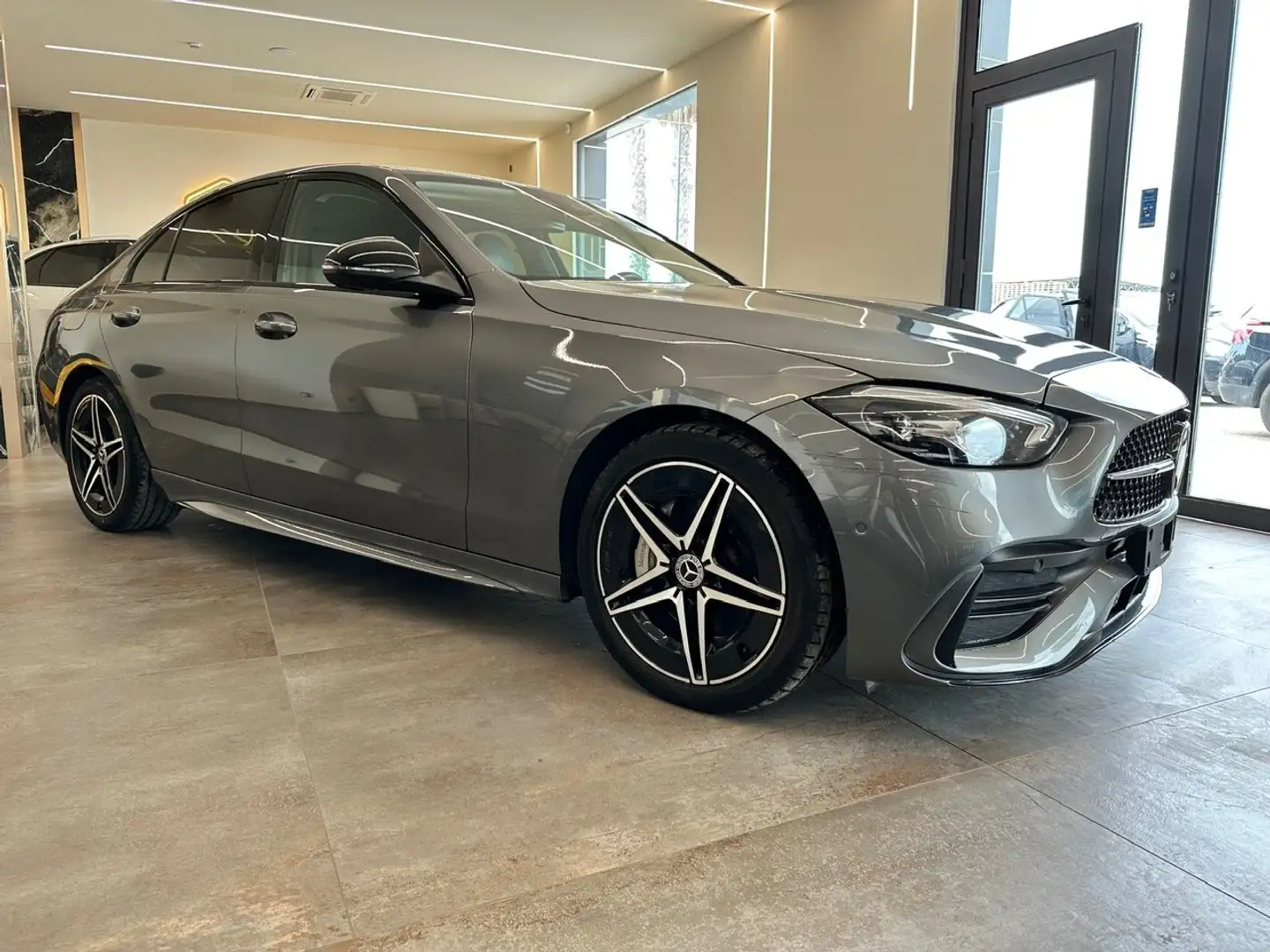 Mercedes-Benz C 220 d mhev Premium Pro 4matic AMG Gris - 1