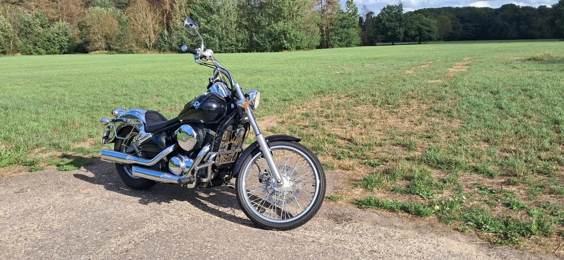 Kawasaki VN 800 Vulcan chopper Zwart - 2