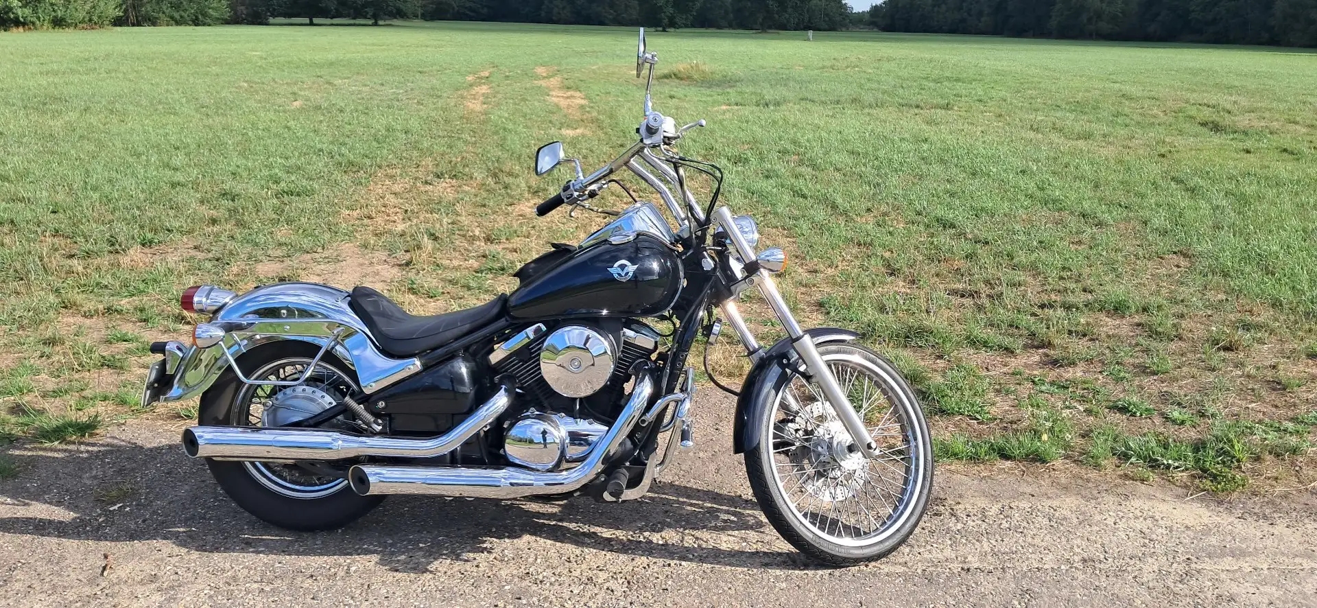 Kawasaki VN 800 Vulcan chopper Zwart - 1