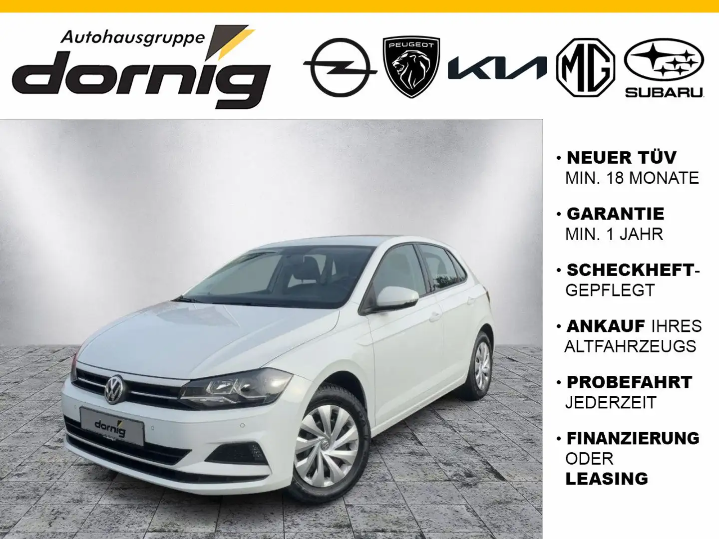 Volkswagen Polo VI, Comfortline, Klima, LED Blanc - 1