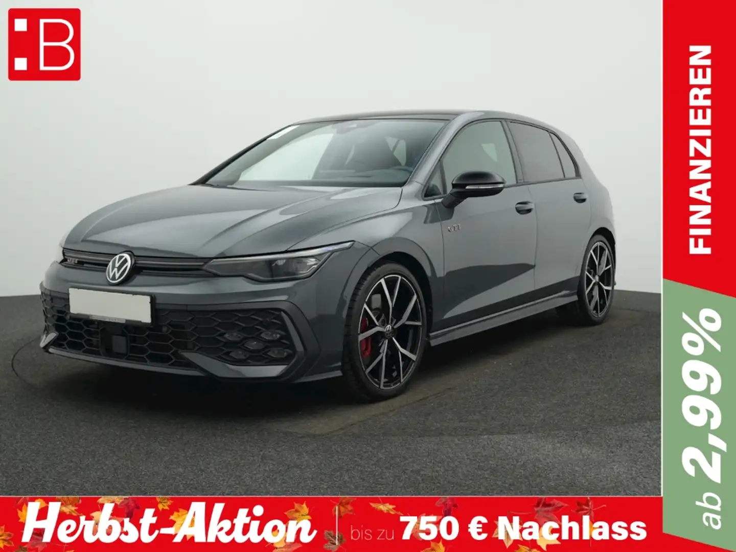 Volkswagen Golf GTI 8 2.0 TSI DSG BLACK STYLE PANO H&K-SOUND 19 ESTORI Grau - 1