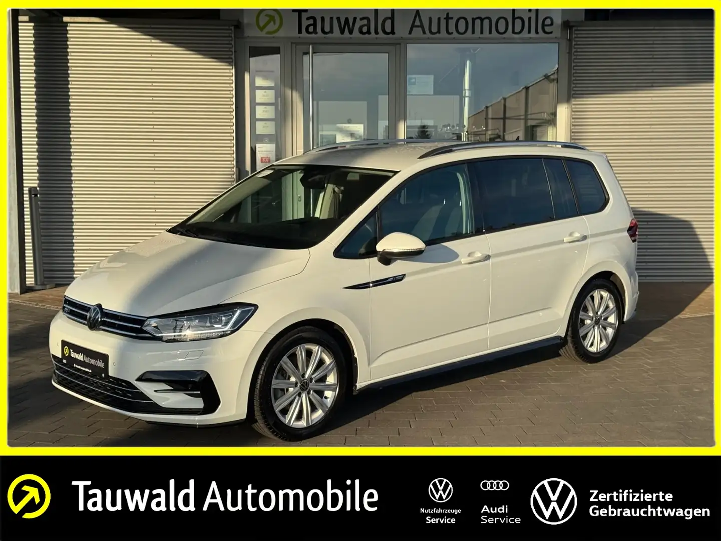 Volkswagen Touran 1.5 TSI DSG R-Line RFK/IQ.DRIVE/LED/ACC Blanc - 1