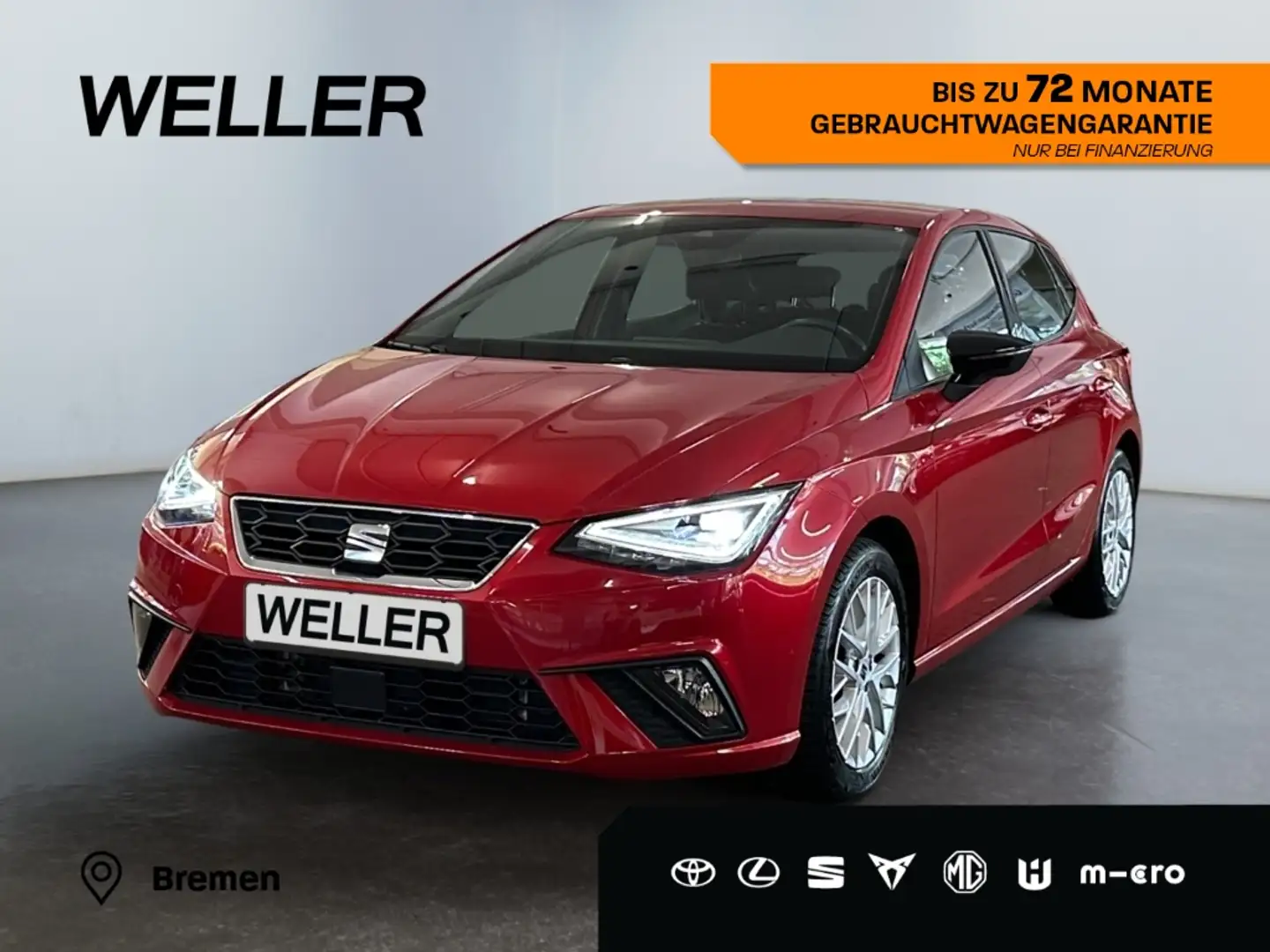 SEAT Ibiza 1.0 TSI FR *LED*Navi*CarPlay*SHZ*Virtual* Rot - 1