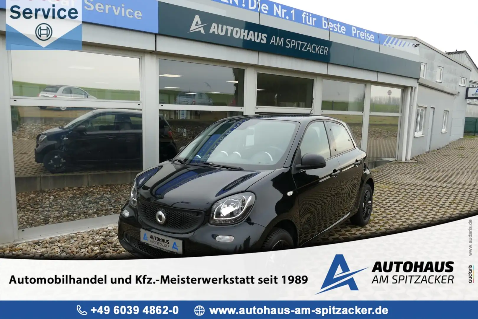 smart forFour 0.9 Turbo KLIMAAUT SHZ PDC ALLWETTER Schwarz - 1