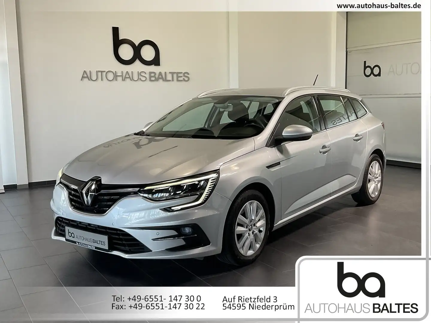 Renault Megane Megane dCi 115 Grandtour Navi/LED/AAC/Kam/SH/Temp Grau - 1