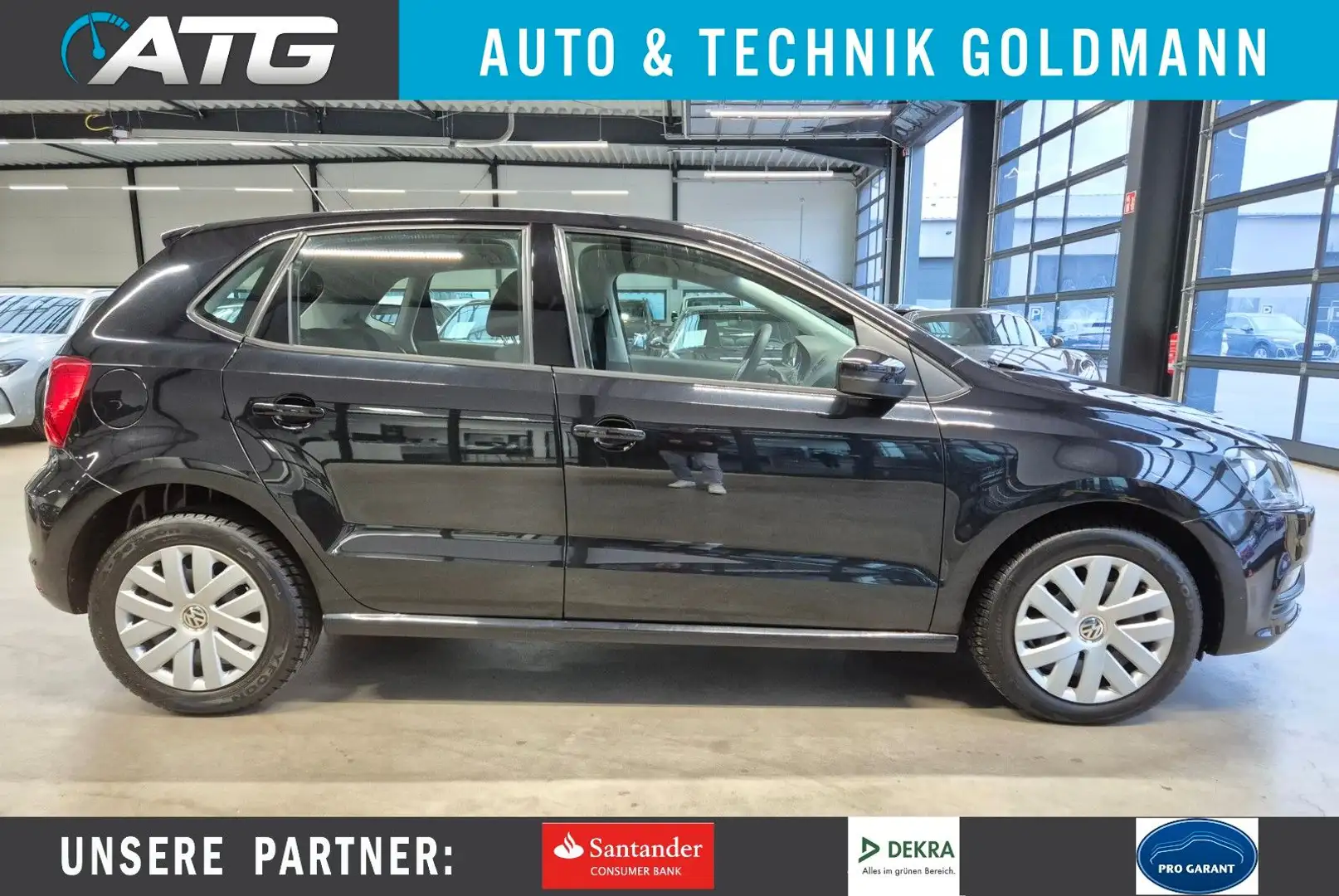 Volkswagen Polo POLO V AUTOMATIK SITZHZ GJREIFEN TÜV+SERVICE NEU Schwarz - 1