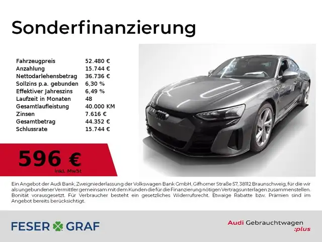 Audi e-tron GT qu Navi,LED,Leder,Kamera