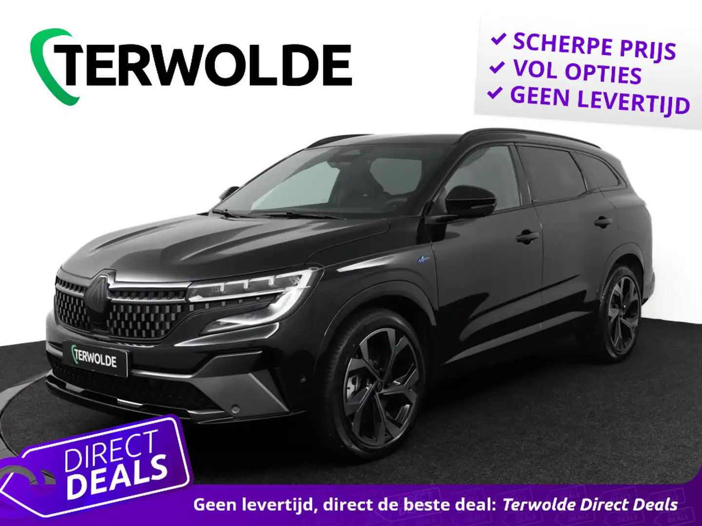 Renault Espace E-Tech full hybrid 200 Esprit Alpine 7p. | €5.040 Zwart - 1