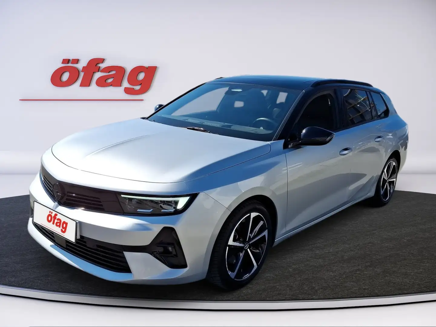 Opel Astra ST 1.2 Turbo GS Aut. ACC+LED+Navi+Pano+SD Silber - 1