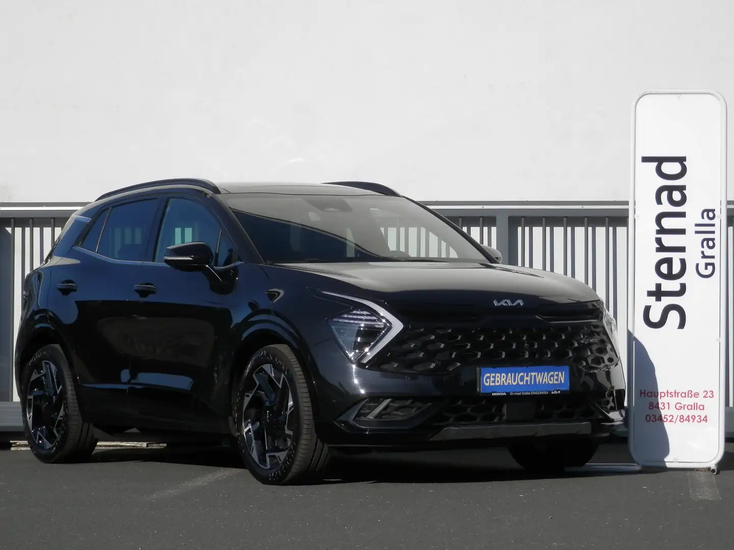 Kia Sportage 1,6 TGDI 48V GT-Line AWD DCT Schwarz - 2
