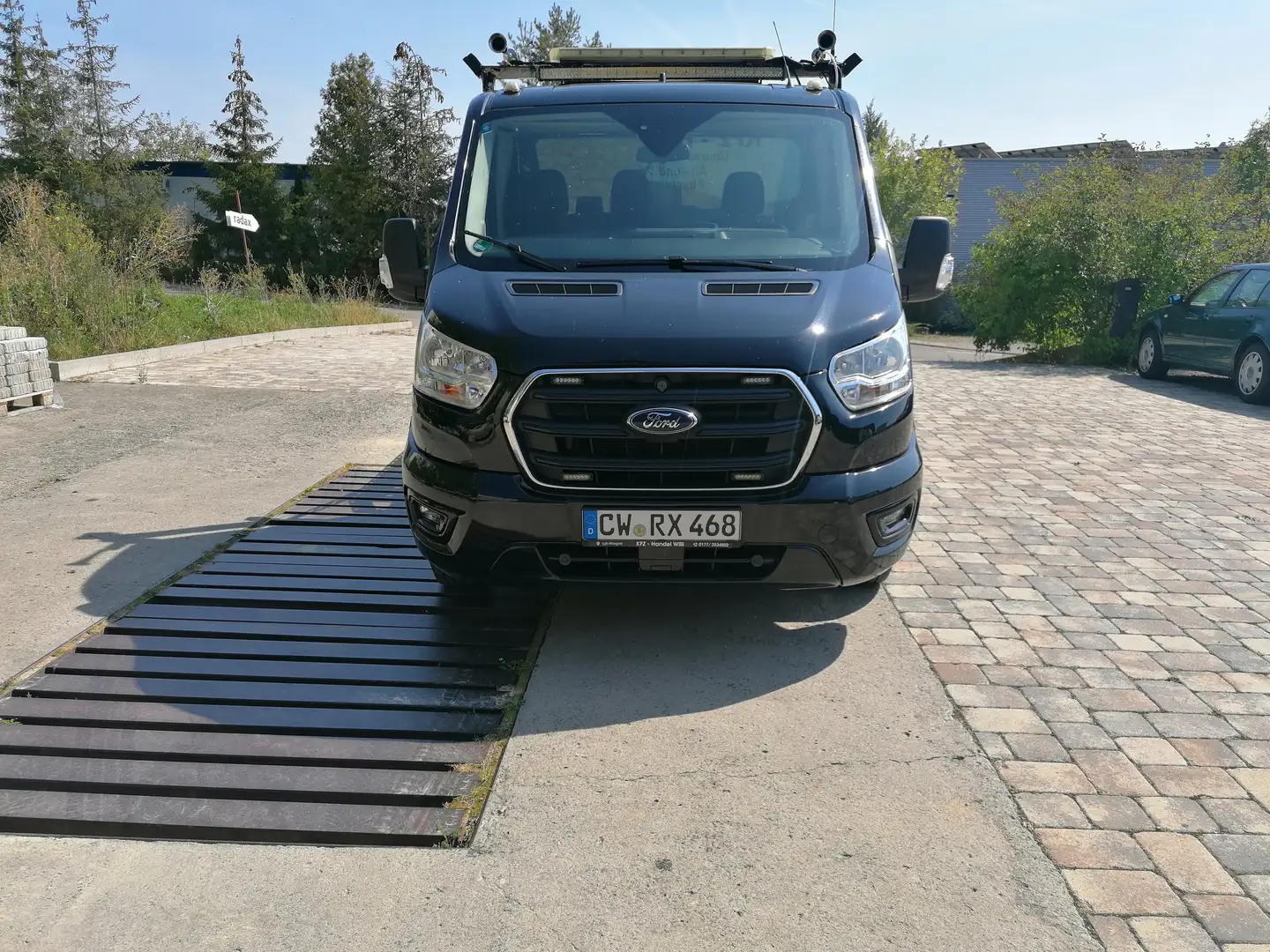 Ford Transit 350 L3 Trend/Autotransporter/TÜV12-2025/1.Hand Schwarz - 1