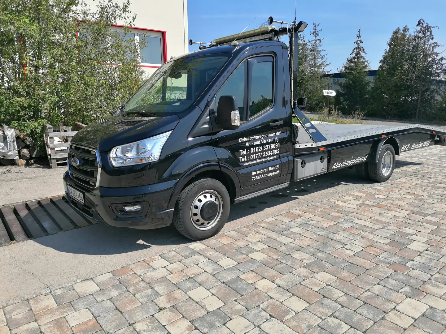 Ford Transit 350 L3 Trend/Autotransporter/TÜV12-2025/1.Hand Schwarz - 2