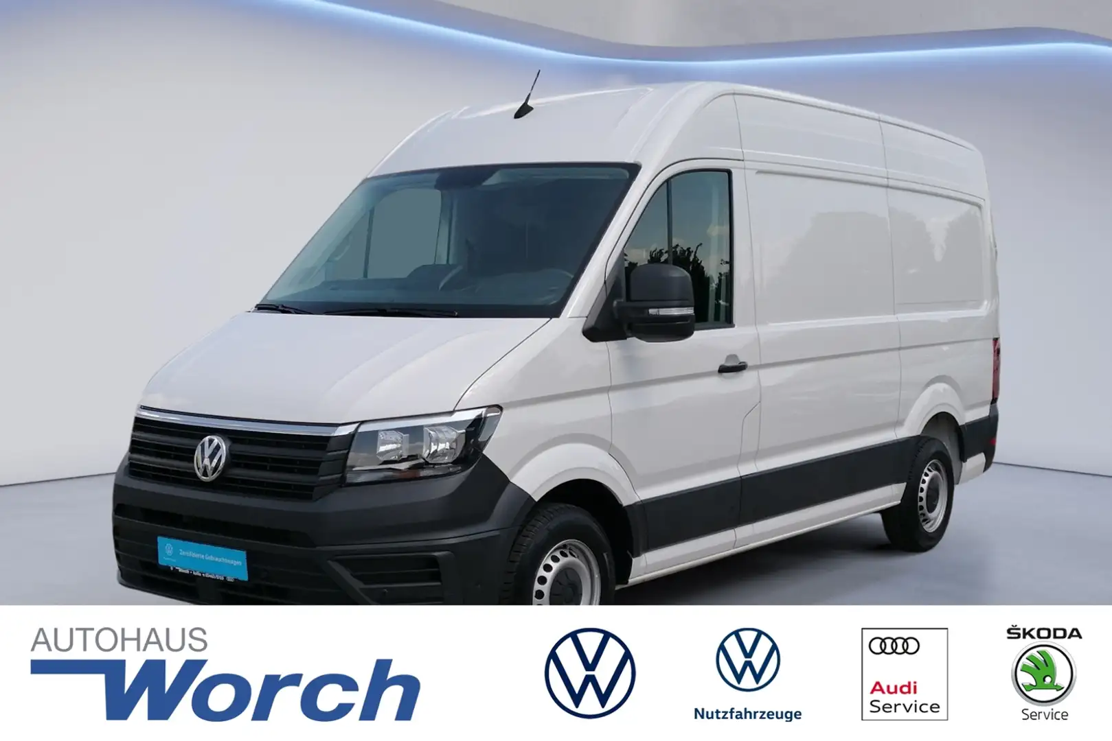 Volkswagen Crafter Kasten 2.0 TDI MR Hoch KAMERA+NAVI Weiß - 1