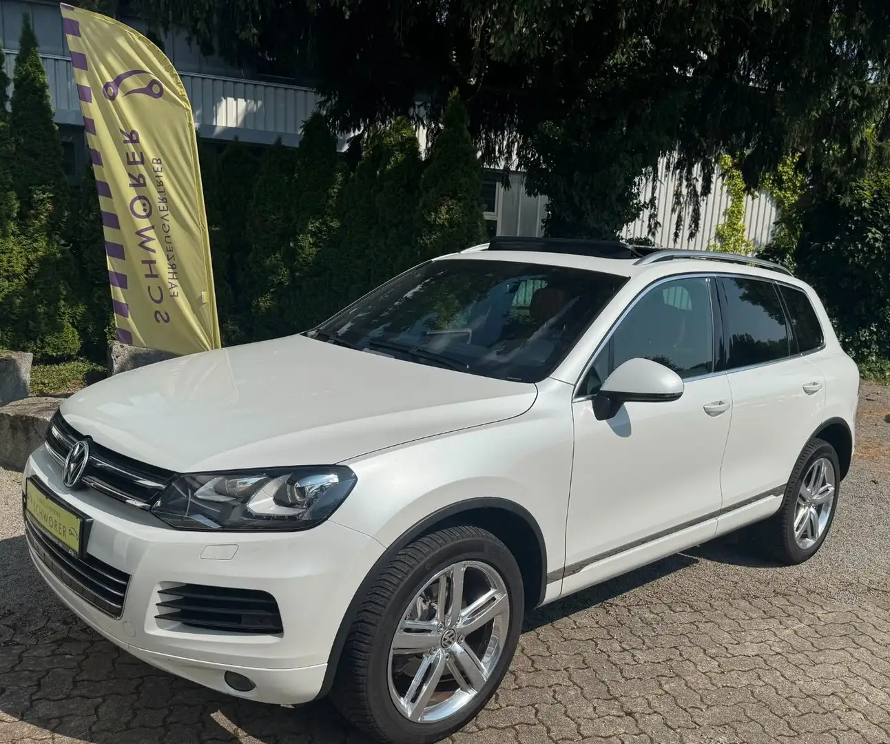 Volkswagen Touareg V6 TDI*Edition-X*Automatik*SH*AHK* Blanc - 1