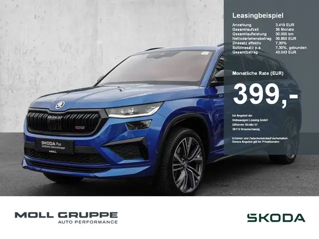 Skoda Kodiaq RS  2.0 TSI DSG ACC AUT EL.HECK