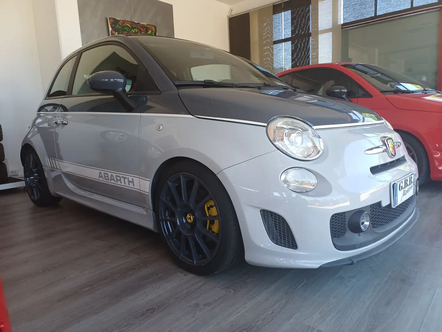 Abarth 500C 500C/595C 1.4 16v t. t-jet bicol. 140cv MTA Grigio - 1