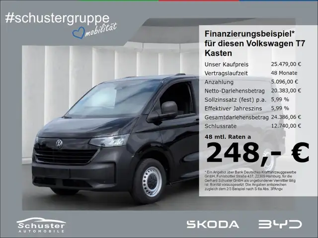 Volkswagen T7 Transporter LR 2.0TDI*LED Tempo SHZ R-Kam AppConn