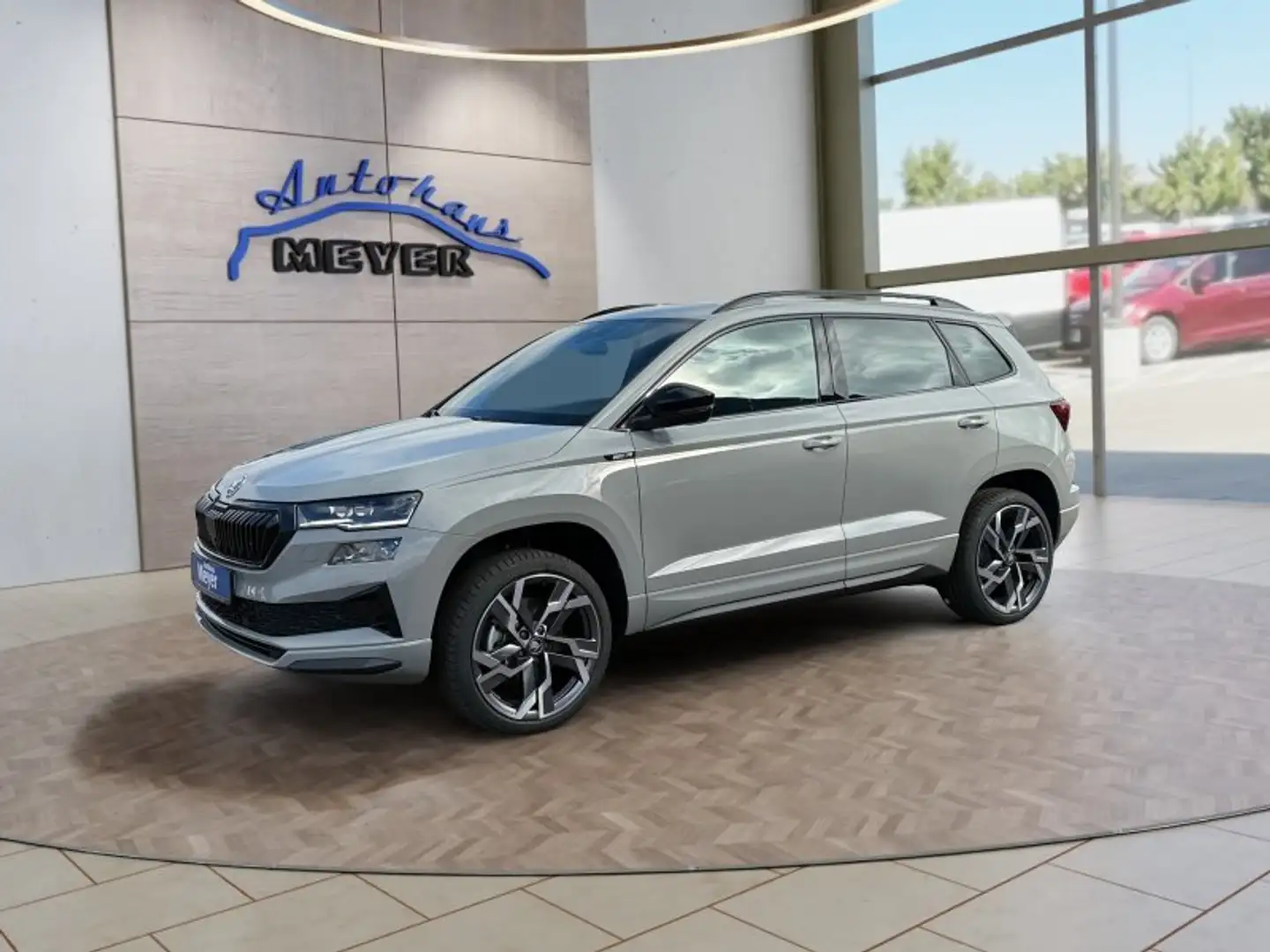 Skoda Karoq Sportline 1,5TSI DSG 4*J.Gar/Pano/aAHK/Matrix/Navi Grigio - 1