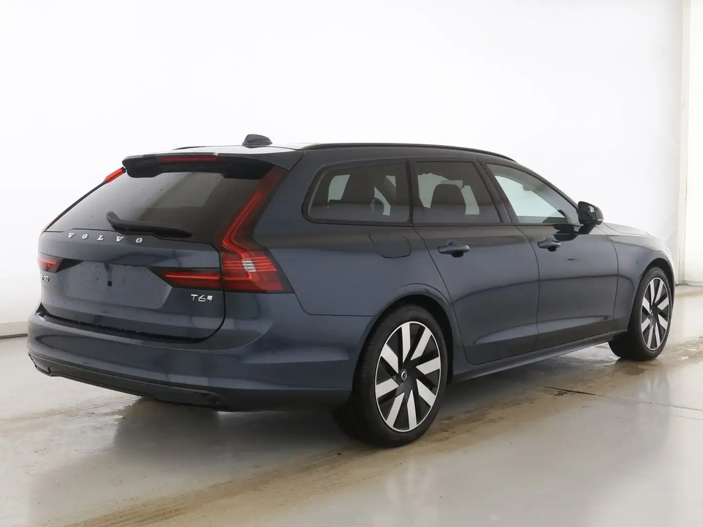 Volvo V90 T6 Plus Dark Recharge Plug-In Hybrid AWD Blau - 2