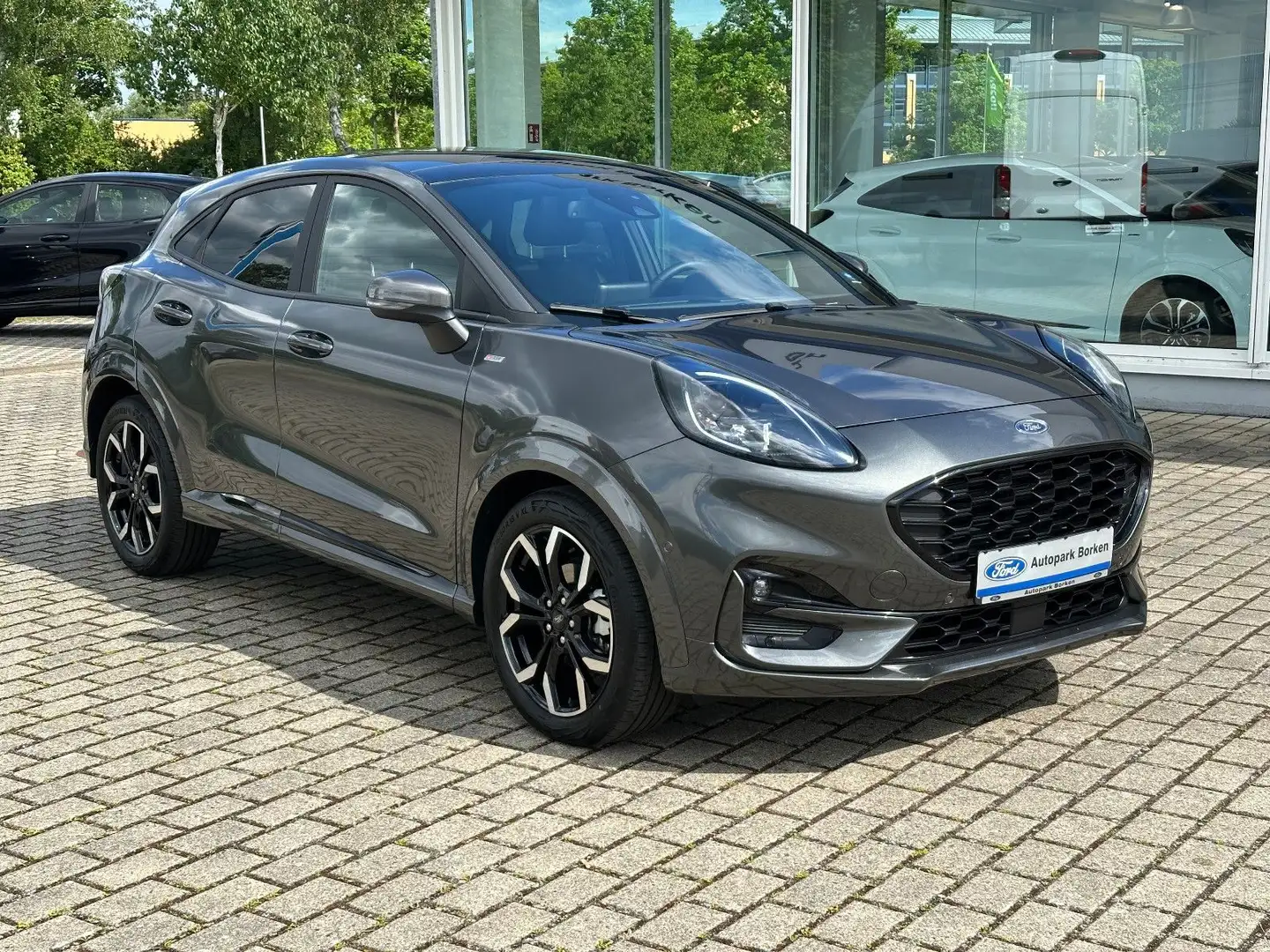 Ford Puma Hybrid ST-Line X Panorama AHK Winter Paket Gris - 1