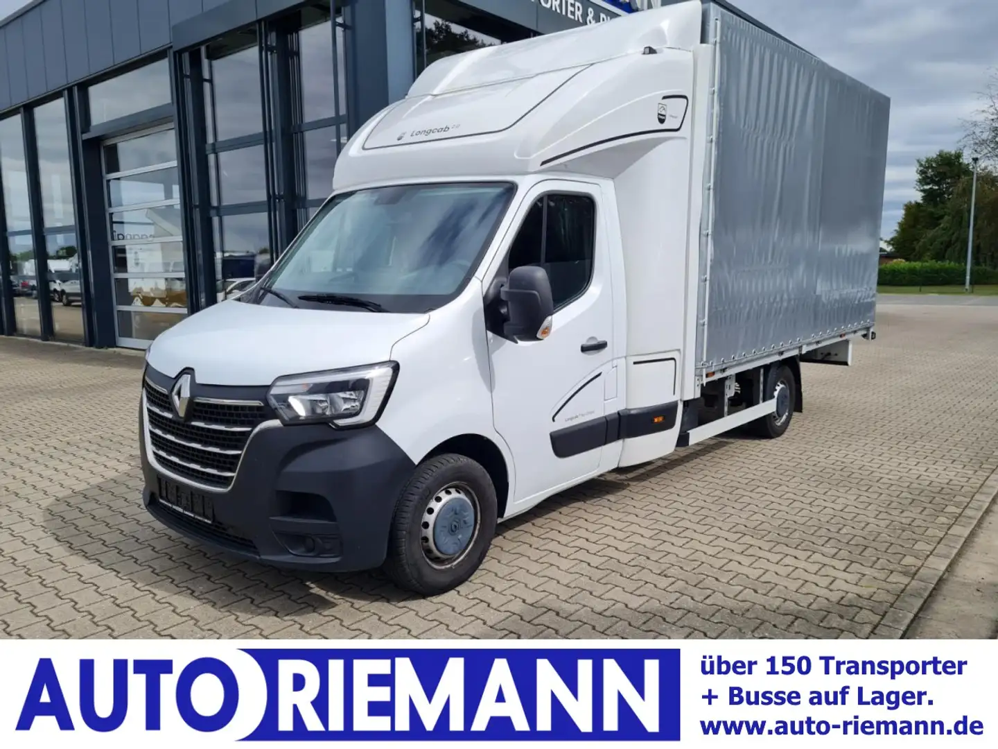 Renault Master 3,5t Pritsche Plane Schlafkab. dCi 165 KLIM Weiß - 1