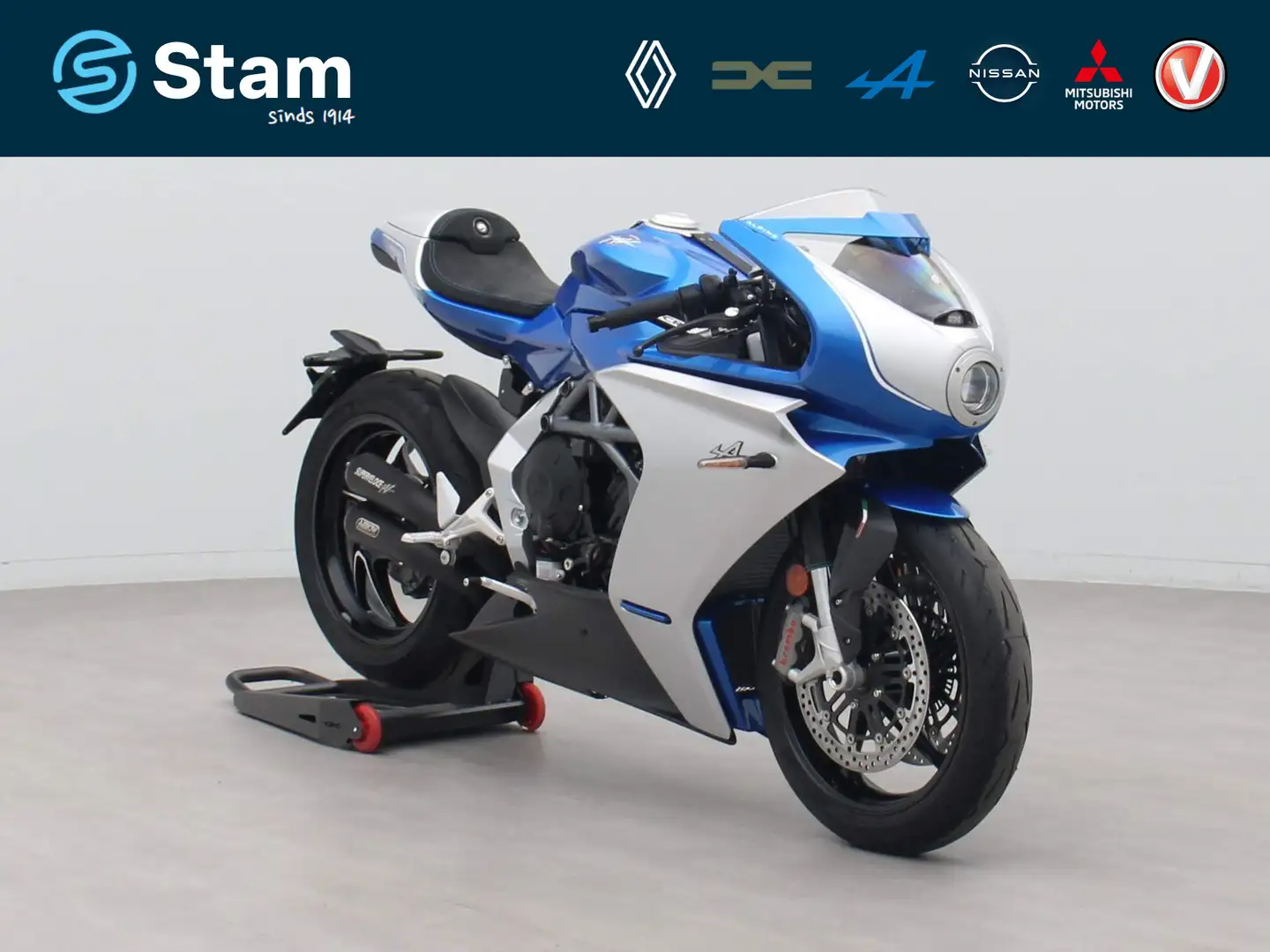 MV Agusta Superveloce 800 147pk Alpine Editie Nr 076/110 Arrow race uitlaat Azul - 1