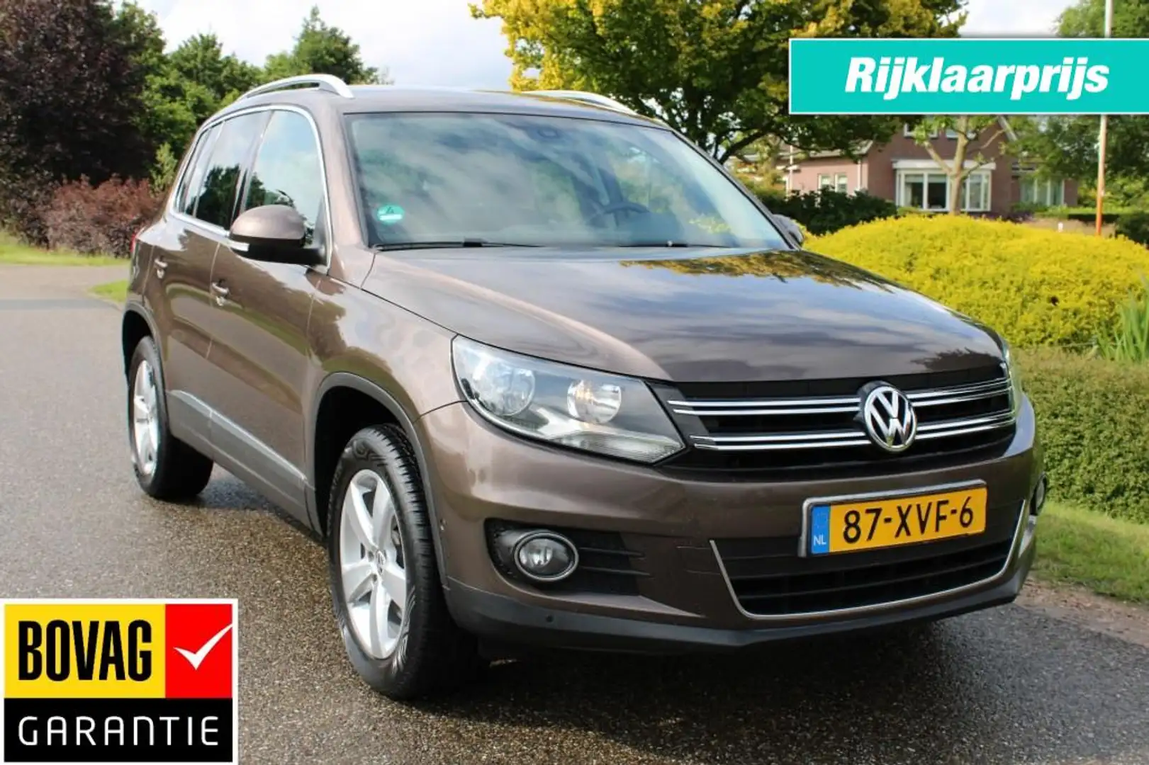 Volkswagen Tiguan 1.4 TSI Sport&Style 122pk ECC/Cruise/Park Ass/Navi Marrón - 1