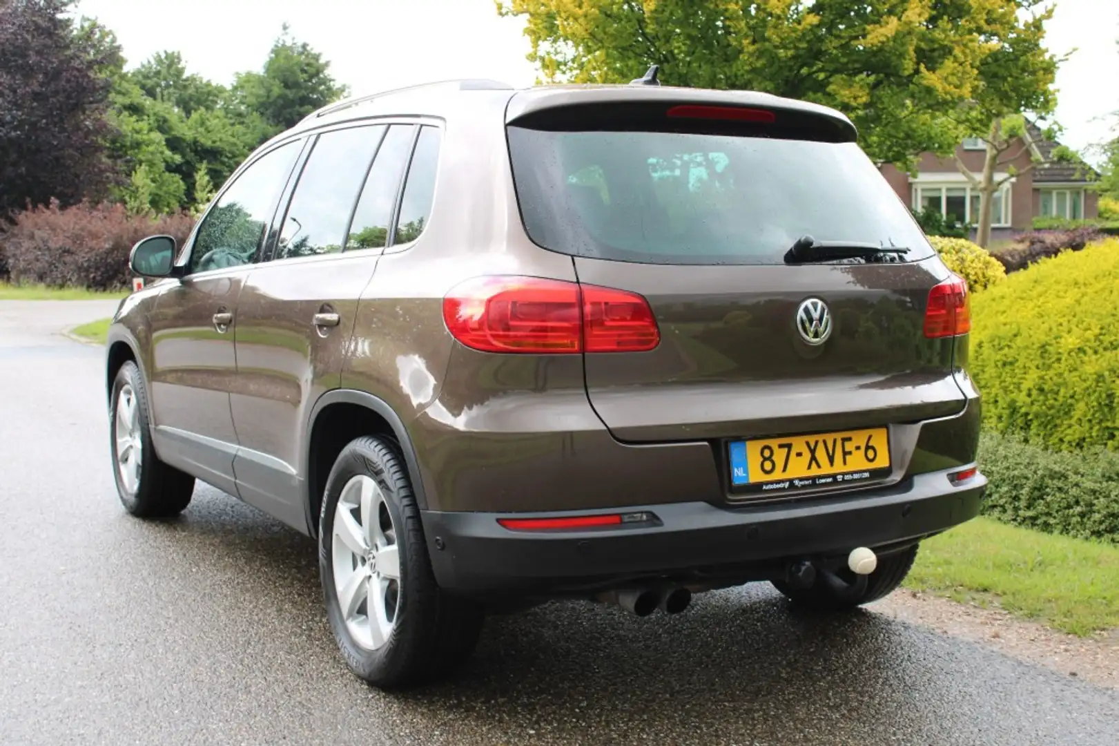 Volkswagen Tiguan 1.4 TSI Sport&Style 122pk ECC/Cruise/Park Ass/Navi Marrón - 2