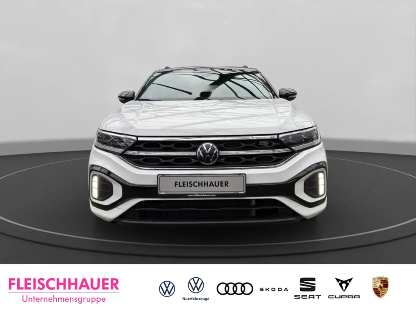 Volkswagen T-Roc R-Line 2.0 TDI DSG AHK Navi Digitales Cockpit Rück Weiß - 2