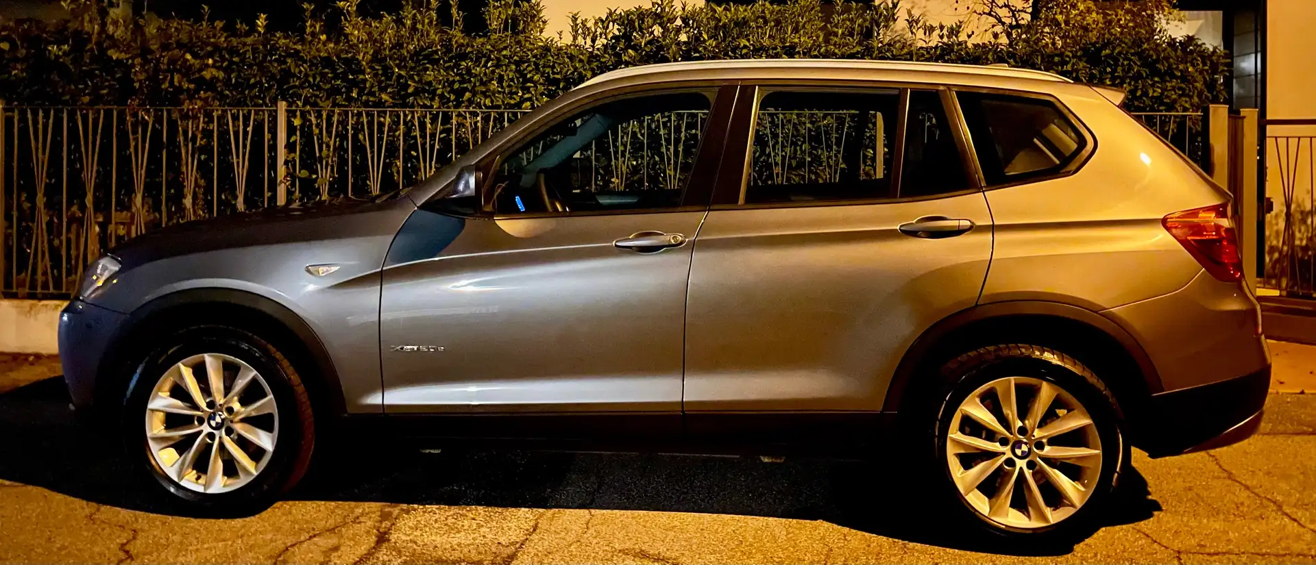 BMW X3 X3 F25 2010 xdrive20d Futura Grijs - 2