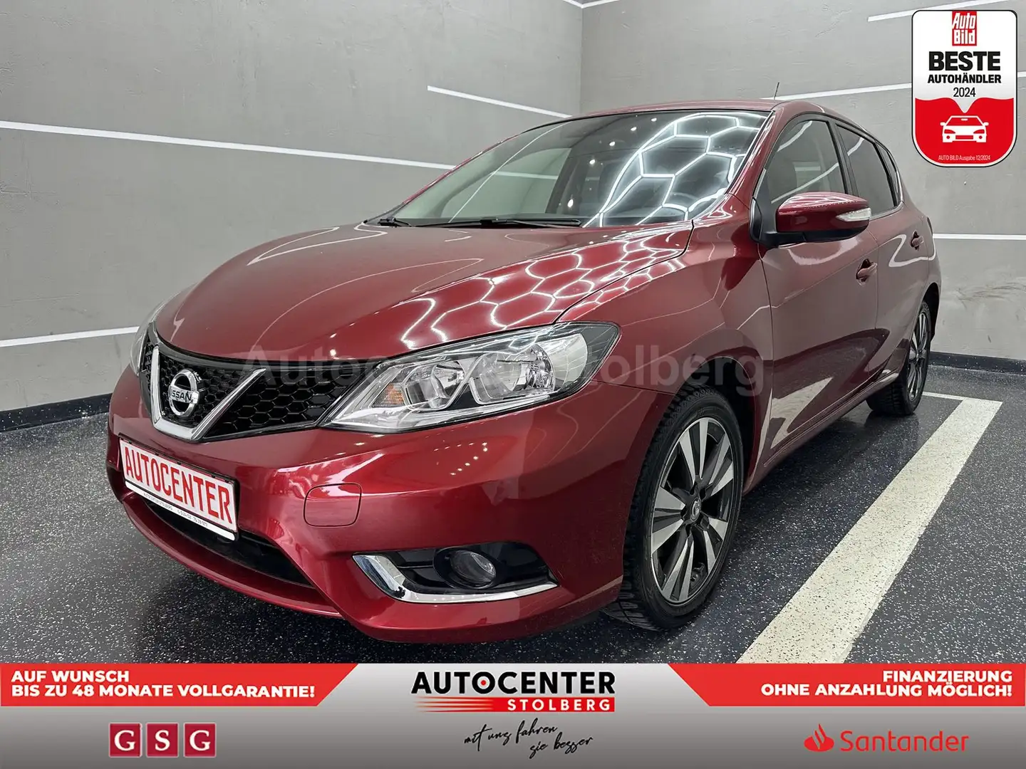 Nissan Pulsar N-Connecta "NAVI-SITZH-CAM-MULTI-ALU" Piros - 1