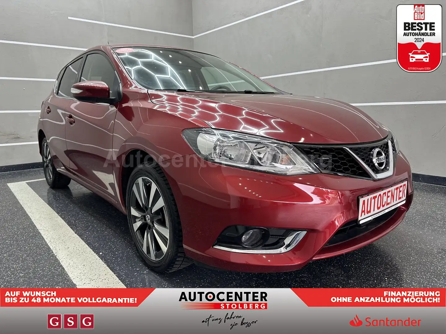 Nissan Pulsar N-Connecta "NAVI-SITZH-CAM-MULTI-ALU" Piros - 2