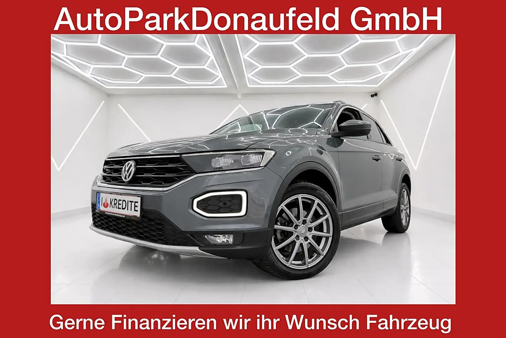 Volkswagen T-Roc 1,6 TDI SCR Design/1-Besitz/Gepflegt/ Grau - 1