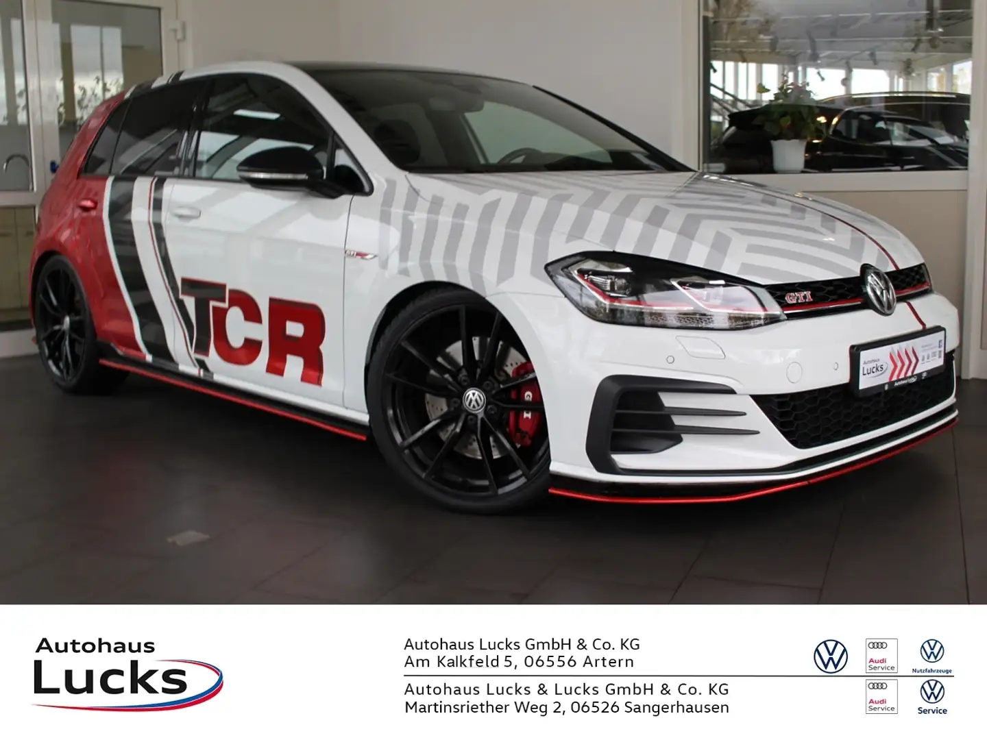 Volkswagen Golf "TCR" 2.0l TSI 290 PS LED NAVI KAMERA ACC DYNAUDI Weiß - 1