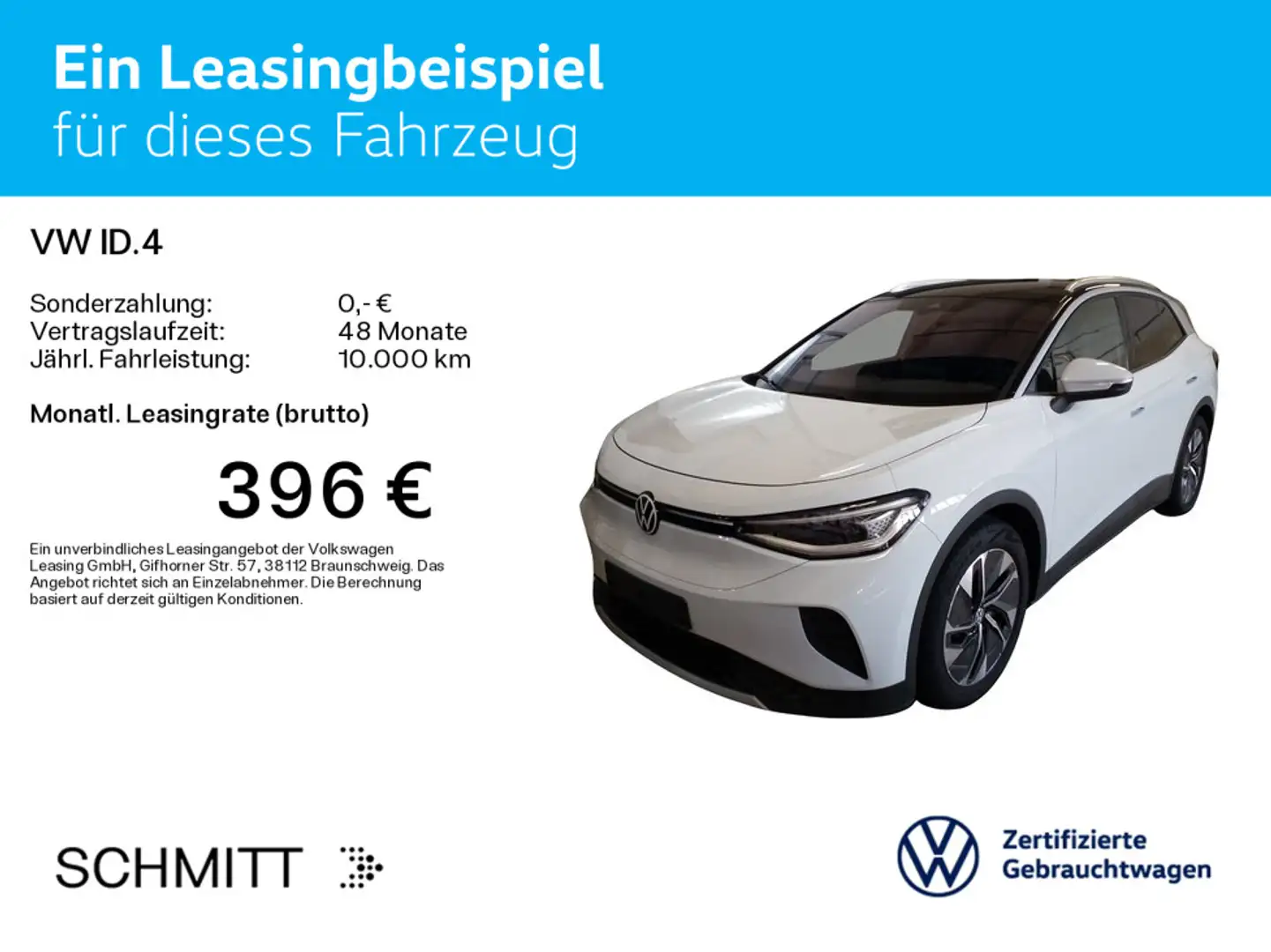 Volkswagen ID.4 Pro*WÄRMEPUMPE*SPORTPAKET*AHK*IQ.LIGHT*NAVI Blanc - 2
