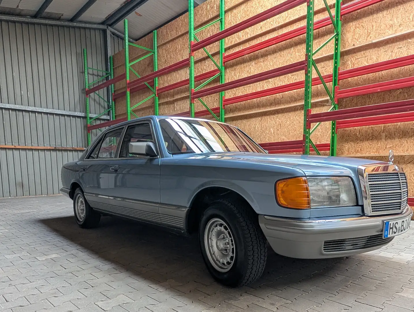 Mercedes-Benz S 380 380 SE Blau - 2