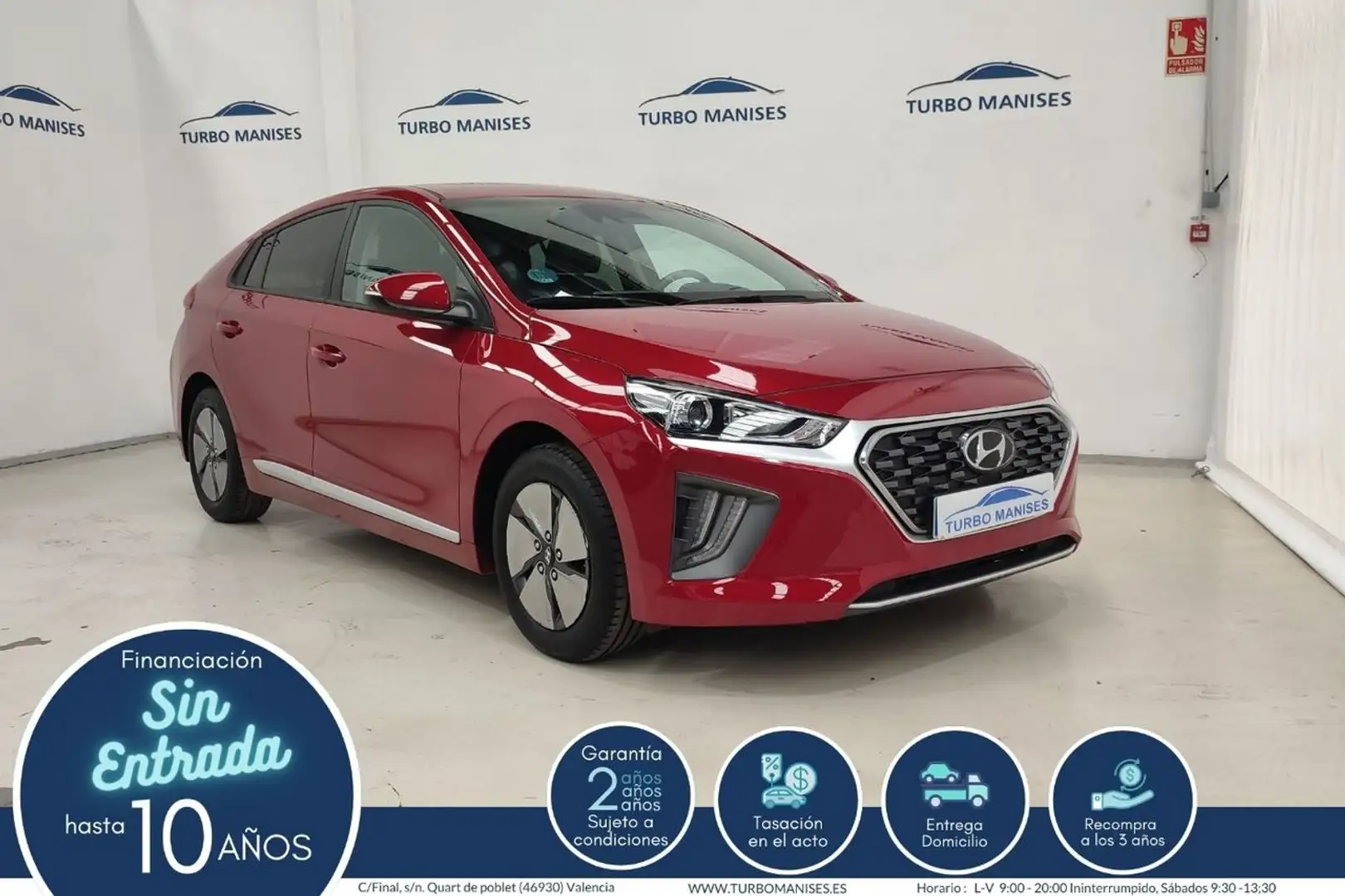 Hyundai IONIQ 1.6 GDI HEV Klass DCT Rojo - 1