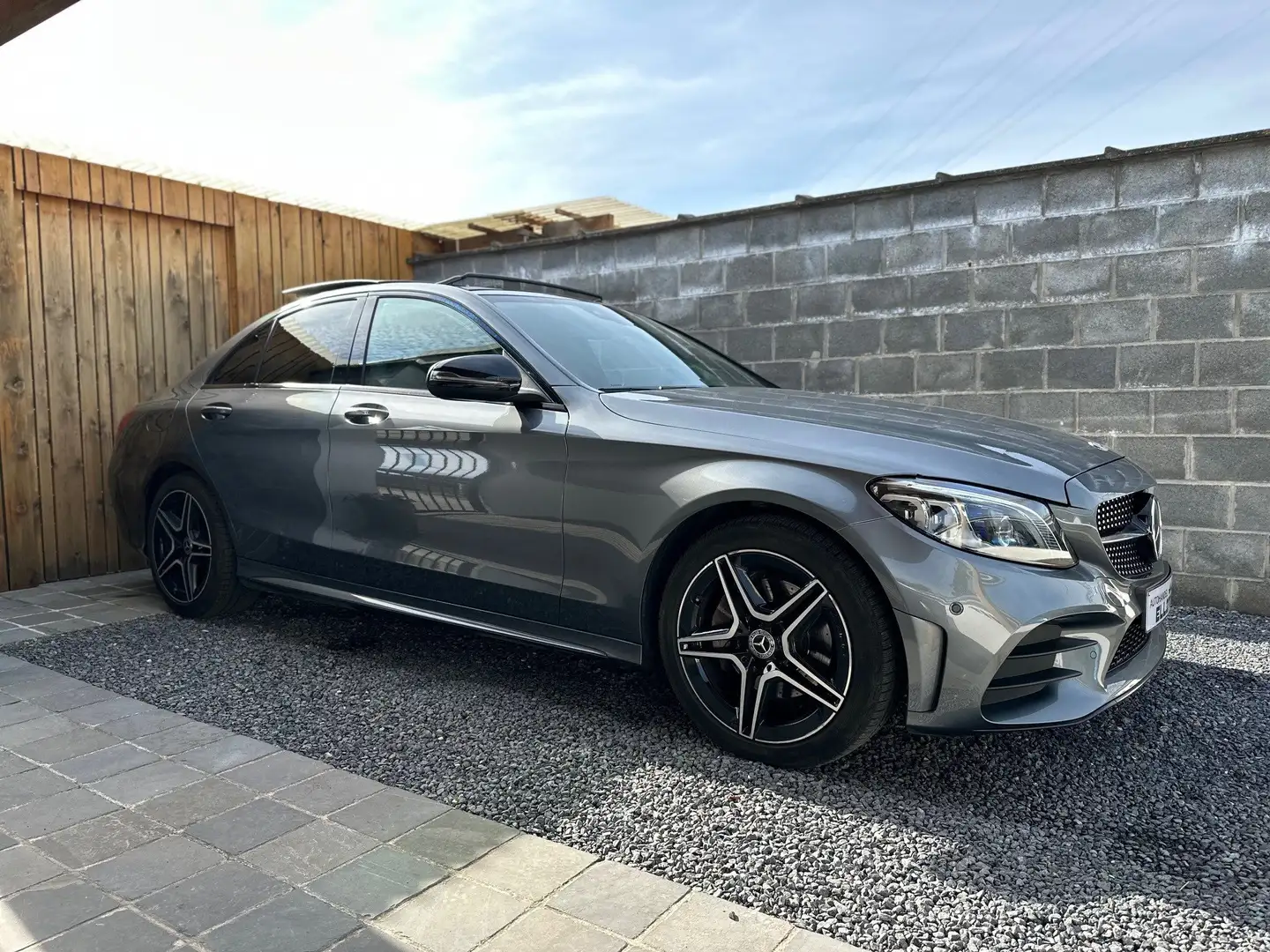 Mercedes-Benz C 200 d AMG Line Automaat Pano Led Navi Camera Full Gris - 1