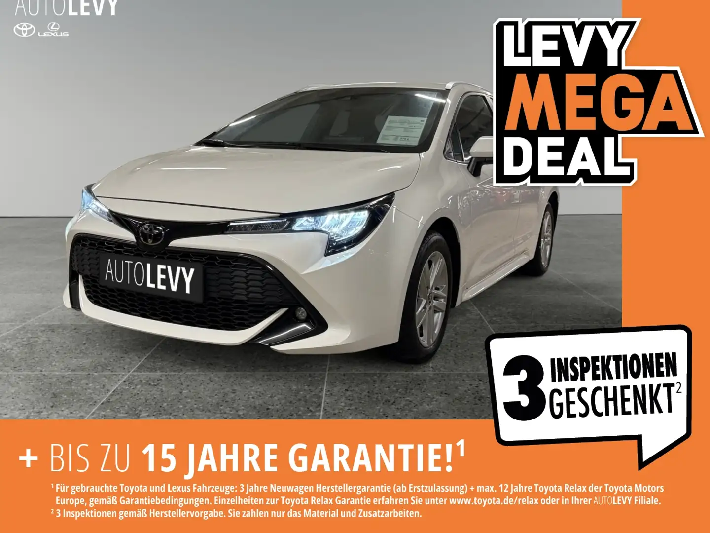 Toyota Corolla TS 1.2 Club +Allwetter+Kamera+CarPlay+PDC Weiß - 1